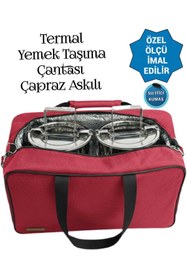 Resim SEVBAGS SEFERTASI YEMEK TAŞIMA TERMAL TERMOS ÇANTA 