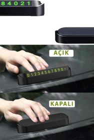 Resim Genel Markalar Telefon Numeratörü Şık Görünüşlü Fosforlu Telefon Numarası Araç İçi 