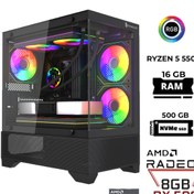 Resim GAMELİNE Pro x9 Ryzen 5 5500 16GB RAM 500GB M.2 Nvme RX580 8GB Oyuncu Masaüstü Bilgisayar 
