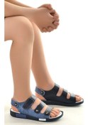 Resim Kiko Şb 23502508-5816 Orto Pedik Erkek Çocuk Sandalet Terlik Laci (433234784) Lacivert 