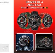 Resim Harvox RX-4 Su Geçrimez Darbeye Dayanıklı Akıllı Saat 