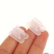 Resim 50 adet 6*12MM/0.23*0.47IN LED Şerit Sabitleme Klipsi Bağlantı Elemanı 2835 Neon Işık Tokası Sabitlemek İçin 