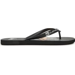 Resim Quiksilver Java Art Sl Siyah Erkek Sandalet Düz Topuklu Hafif Yapı ile Yaz İçin İdeal Seçim 