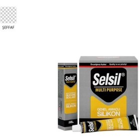 Resim Selsil Genel Amaçlı Tüp Silikon 50 Ml Şeffaf 