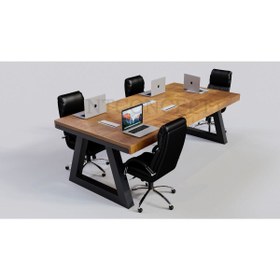 Resim NT Concept Ntconcept Hell Doğal Ağaç Toplantı Masası(100cm-280cm) 