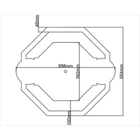 Resim MOTİFPİYER Motifpiyer Lamba Tavan Göbeği 21-sekizgen-dis-citali 