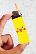 Resim SARANG Çakmak Pikachu - Pokemon Baskılı Full Kaplamalı Gazlı Çakmak 