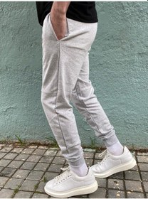 Resim Dar Paça Gri Eşofman Alt Gri 