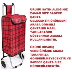 Resim Pazar Arabası Yedek Çantası ! Sadece Çantadır ! 