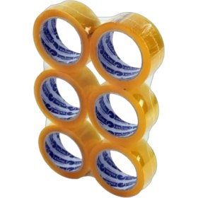 Resim Beta Moda Hub 6 Adet Şeffaf Koli Bandı Güçlü Yapışkan Yüzey 40 mm 100 Metre Royaleks 