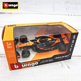 Resim 1:43 Bburago 2024 F1 Mclaren MCL38 Miami #4 ve #81 Alaşımlı Araba Döküm Model Oyuncak, Koleksiyon Hediyesi 