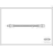 Resim CORTECO 19018509 Fren Hortumu 282Mm W201 W202 W203 1234280135 (WC181537) 