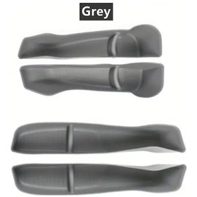 Resim Honeybeeshop Tesla Model Y Gri Su Geçirmez Kapı Saklama Kutuları Ön Arka İç Aksesuar 