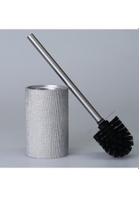 Resim Linen Tuvalet Fırçası Gümüş 