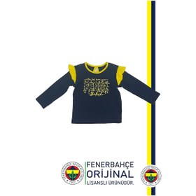 Resim Fenerbahçe Lisanslı Uzun Kol Lacivert Bebek Sweat Lacivert 