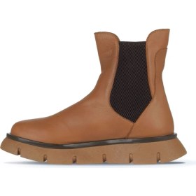 Resim Bueno Shoes Taba Deri Kadın Düz Bot 01WZ1503 01WZ1503 