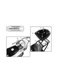 Resim Gıvı Sr151 Honda Innovıa 125 07-14 Arka Çanta Taşıyıcı Tek Renk 