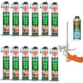 Resim 12 Ad 750ML Somafix Tabancalı Isı Ve Ses Yalıtım Poliüretan Köpük 