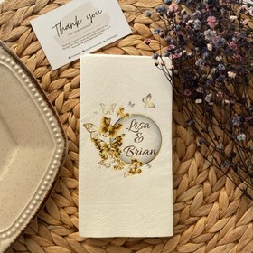 Resim Baskılı Özel Gün Peçetesi | 20 Adet Kişiye Özel Desenli – Düğün, Nişan, Söz ve Davetler İçin 