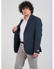 Resim Sir Slimfit Torba Cep Dokulu Astarsız Erkek Tek Ceket(535624665) 