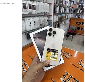 Resim Apple iPhone 16 Pro Max İkinci El TR | 256 GB | Çöl Titanyum 