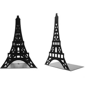 Resim Hvngroup Metal Eyfel Kitap Tutucu 2'li Set 