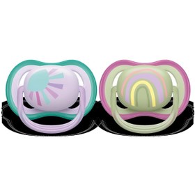 Resim Philips Avent Ultra Air Emzik 0-6 Ay 2li Kız Scf085/59 