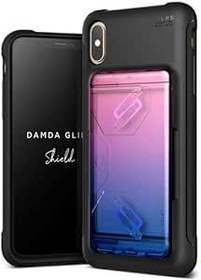 Resim VRS Design iPhone Xs Max Case Damda Shield Kılıf Pink Blue 