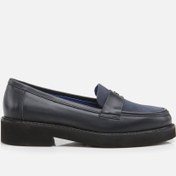 Resim LACİVERT-NAVY, , Hakiki Deri Lacivert Kadın Loafer 