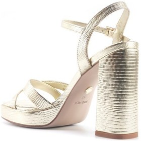 Resim Nine West Kellı 5fx Altın Kadın Topuklu Sandalet 000000000101928875 Altın 