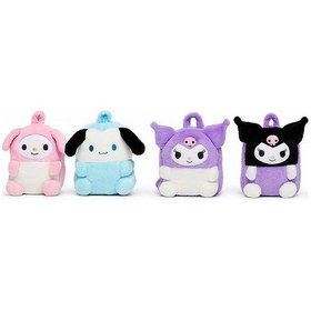 Resim Mudanis Peluş Kuromi My Melody Ve Cinnamoroll Sırt Çantası Alk3008 Beyaz 