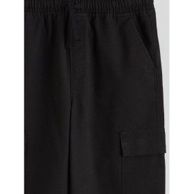 Resim LC Waikiki Lcw Kids Siyah Regular Fit Erkek Çocuk Jogger Pantolon 