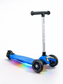 Resim Tois ColorWase Led Işıklı 4 Kademe Ayarlanabilir 3 Tekerlekli Scooter - Mavi - Mavi / Standart 