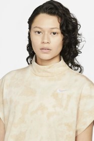 Resim Nike Sportswear Women's Oversized Fit Washed Jersey Dress Kadın Oversize Elbise Tişört Bej Bej 