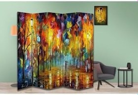 Resim Şehir Temalı Özel Tasarım Paravan Room Divider PRV1118, 180 x 180 