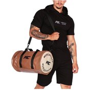 Resim Musclecloth Deri Silindir Çanta Vizon-Standart Vizon 