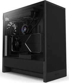 Resim Nzxt H Series H5 Flow CC-H52FB-01 Siyah Kasa + C750 PA-7B2BB-EU 750w 80+ Bronze Power Bundle 