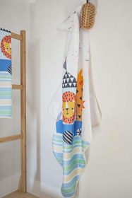 Resim İrya Deniz Tayfası %100 Pamuk Kundak Baskılı 75x75 cm 