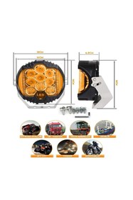 Resim NKT GROUP 7" Baja Style Shooter Offroad Projektör Led Lamba 