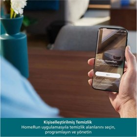 Resim Philips Homerun 10000 Serisi 10.000 Pa Emiş Gücü Islak ve Kuru Temizlik Dolanma Önleme Robot Süpürge 