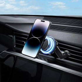 Resim Spigen MagFit Air Vent Araç içi Telefon Tutucu iPhone için MagSafe özellikli OneTap ITS12 - ACP02617 