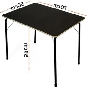 Resim Erdo Ticaret Katlanır Bahçe Masası, 50X70 cm Boyutunda 
