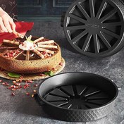 Resim Kahramanlar Lizbon Black Titanyum Kek Kalıbı - 27 CM 