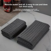 Resim Büyük Waffle Desenli Mikrofiber Bulaşık Havluları - Emici, Yağ Dirençli, Kullanımı Kolay, Mutfak ve Ev Temizliği için İdeal, Bulaşık Yıkama Havluları|Waffle Desenli Havlular|Emici Bulaşık Havluları 