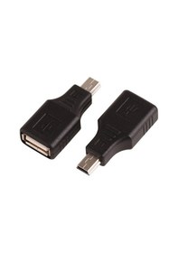 Resim Koodmax 5 Pin Mini Usb Erkek To Usb Dişi Adaptör - Mini Usb Otg 