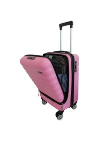Resim Vegmann Wave Laptop Bölmeli Pembe Kabin Boy Valiz Pembe 