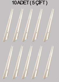 Resim Fahrettin Küçük Montessori Oyuncak Dolabı Rayı 10 Adet Saklama Kutusu Rayı 28 Cm Beyaz 