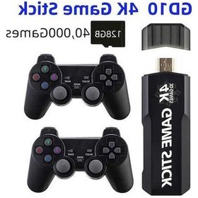 Resim Createtech Gd10 Oyun Çubuğu - 40000 Oyunlu 128gb, 4k Hd Retro Konsol Ve Tv Kutusu, 2 Kablosuz Kumanda, - Yenilikçi Tasarım 