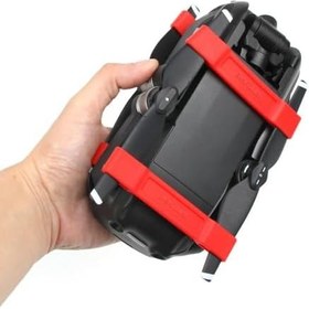 Resim DJI Mavic Air 5332 Pervane Sabitleme Silikon Kelepçe 4 lü Set Siyah 