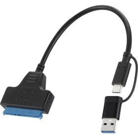 Resim Maxgo 3151 Type-C USB Sata 3.0 2.5 3.5 Inç SSD HDD Harddisk Çevirici Dönüştürücü Kablosu 